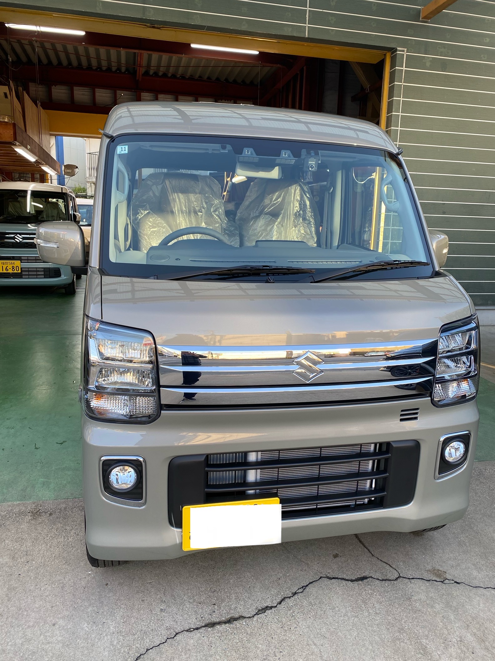 【ご納車レポート】エブリイワゴン PZターボ ハイルーフ（モスグレーメタリック）