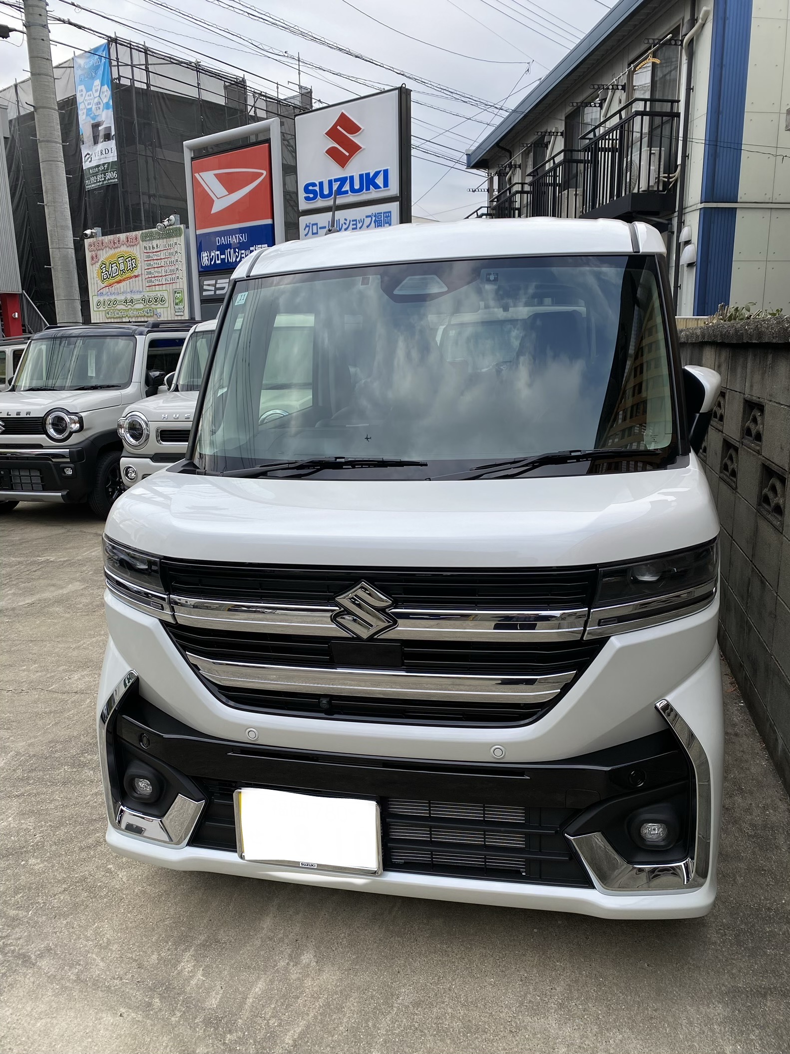 スペーシアカスタム ハイブリッドXSターボ ご納車｜福岡で新車をお得に購入するなら【グローバルショップ福岡】