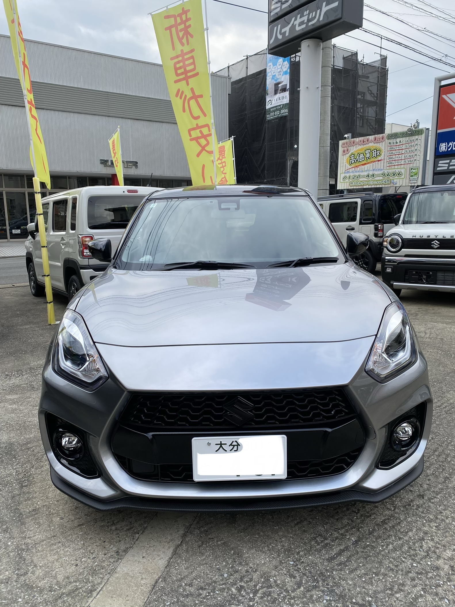 スイフトスポーツファイナルエディション　ご納車　大分県からご来店