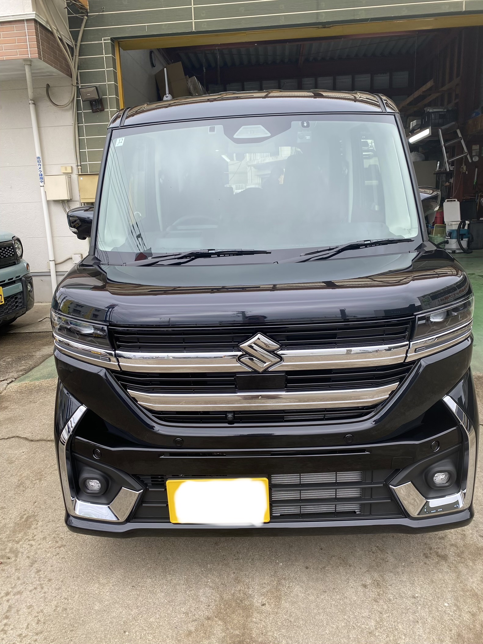 【ご納車レポート】スズキ スペーシアカスタム ハイブリッドXS（ブルーイッシュブラックパール）を新車でご納車｜総額2,248,000円